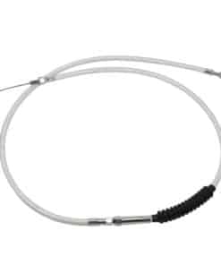 Cable de Embrague Blanco Perla Plateado Cromado de 75.0"