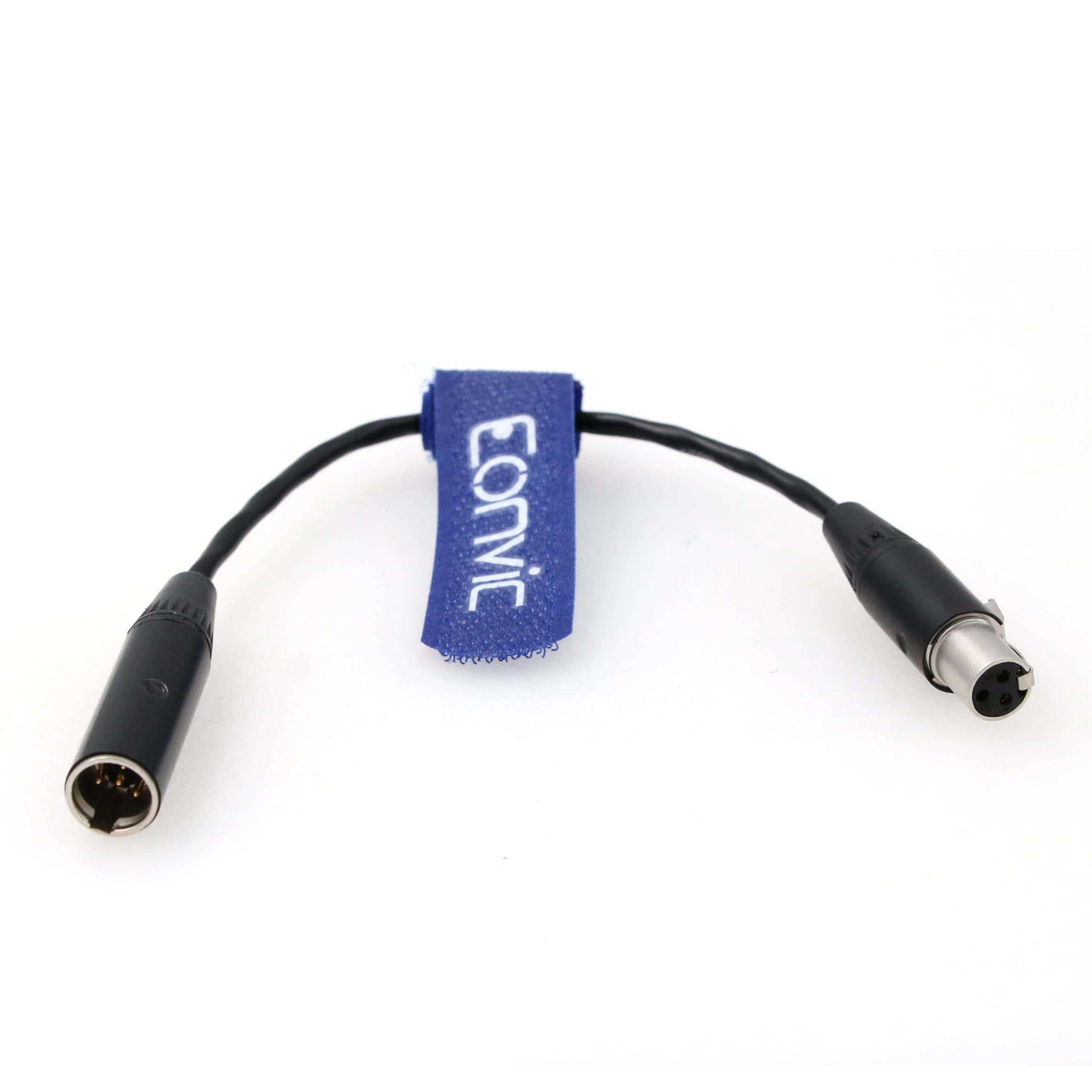 Adaptador de Cable de Micrófono Eonvic TA3F Mini XLR 4Pin