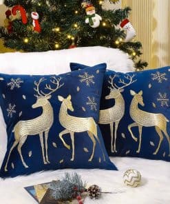 Lewondr Funda de Almohada Decorativa de Terciopelo Suave