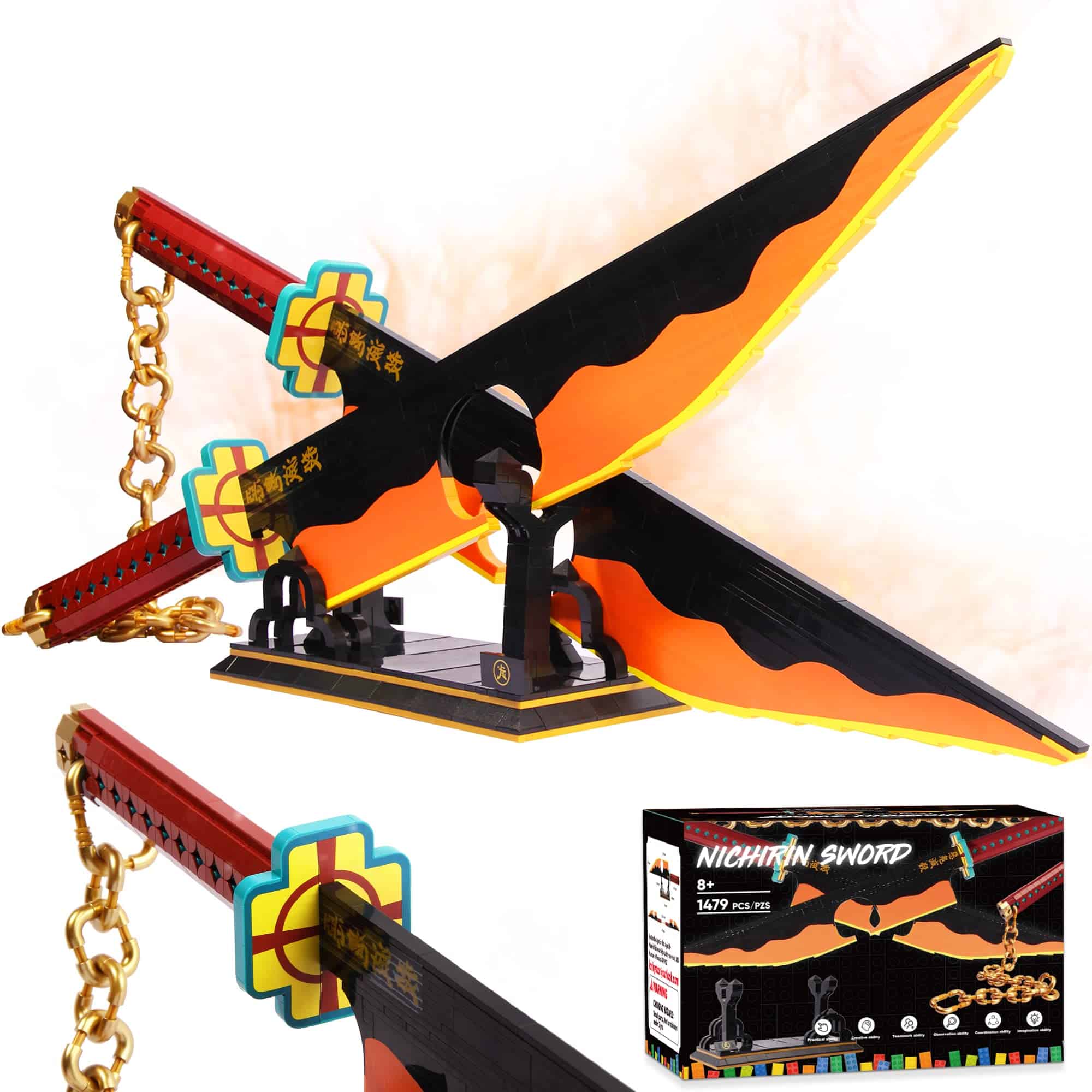 Jorumo Demon Slayer Sword Building Set, Espada de Doble