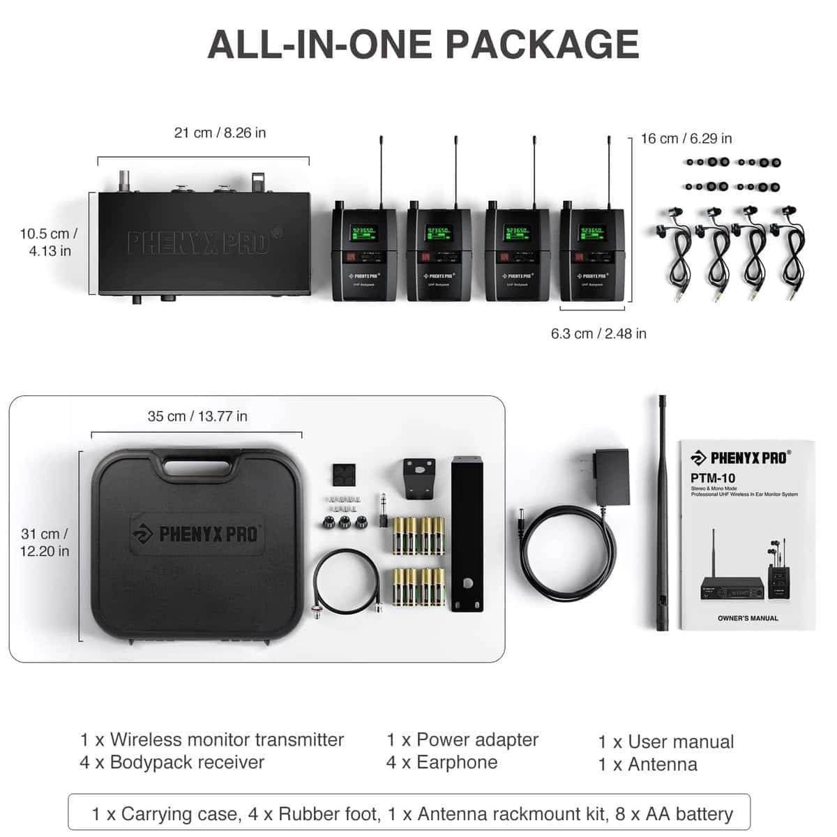 Sistema de Monitor Inalámbrico Phenyx Pro, Sistema Estéreo - Imagen 7