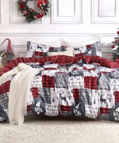 CAROMIO Funda nórdica navideña King, Fundas de Microfibra