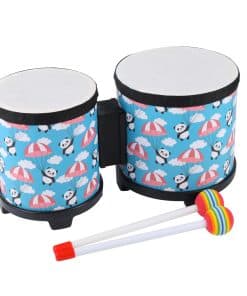 Set de tambores de suelo bongo para niños: Instrumento de