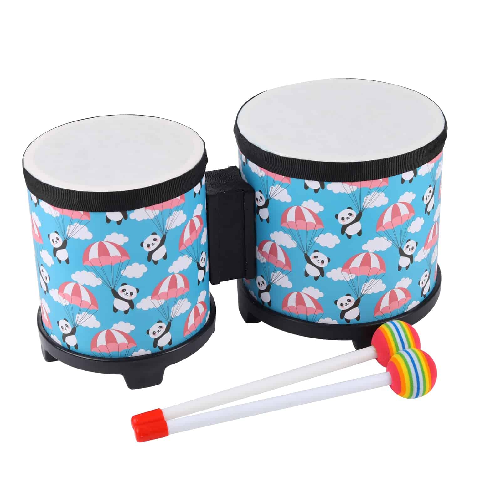 Set de tambores de suelo bongo para niños: Instrumento de