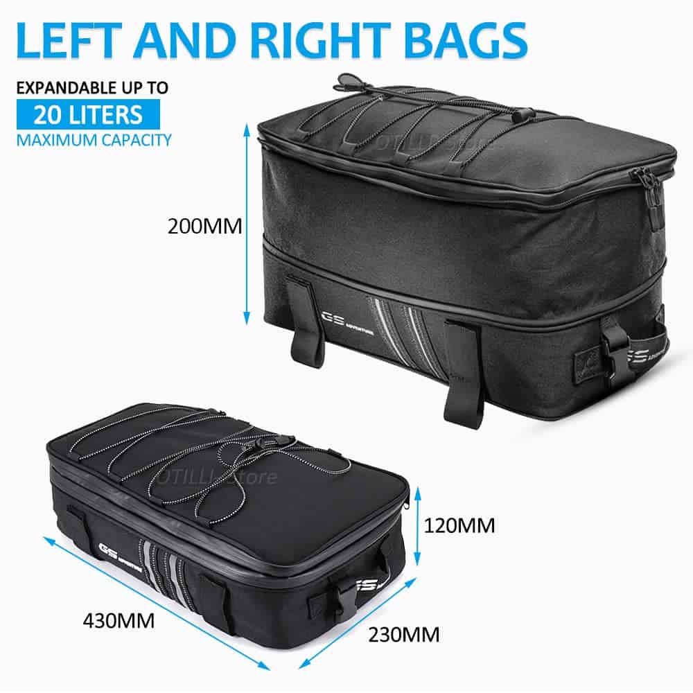 Bolsas impermeables Halifu para top case de motocicletas - Imagen 5