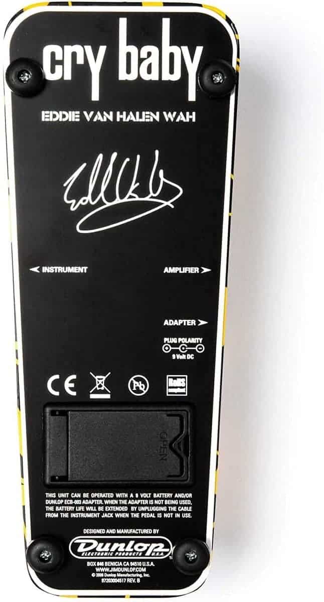 Pedal Wah Signature Dunlop EVH95 con Bundle de 2 Cables de - Imagen 6