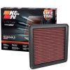 Filtro de aire del motor K&N: Reutilizable, -Rojo