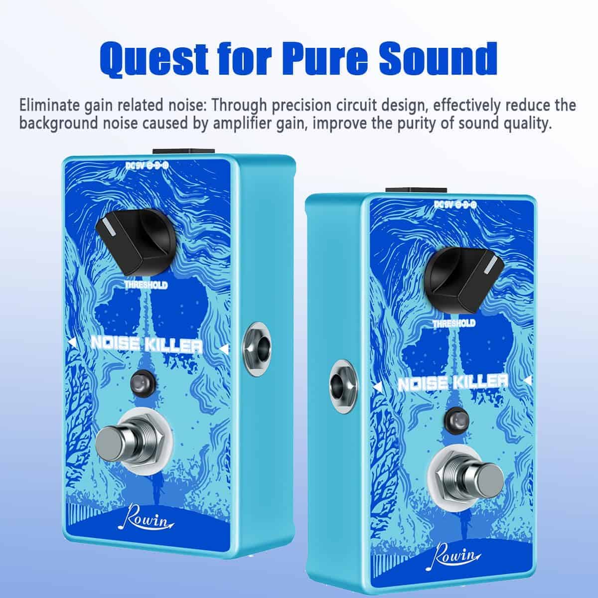 Pedal de Guitarra Rowin Noise Killer Reducción de Ruido - Imagen 3