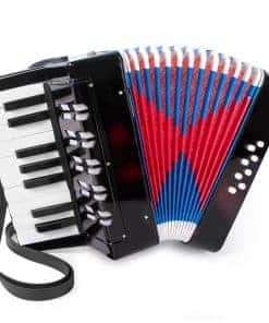 Acordeón de 17 teclas para niños estudiantes 8 bajos con