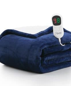 Manta Eléctrica Homemate Twin - 62"x84" -Azul Marino