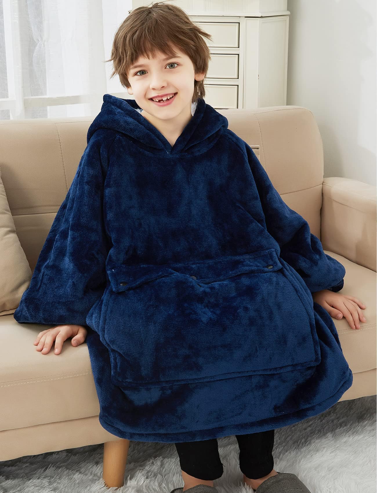 Manta con Capucha para Niños - Sudadera Manta con Capucha - Imagen 4