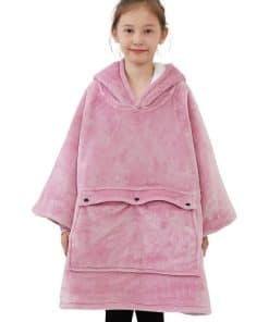 NOUKOW Wearable Blanket Hoodie para Niños Manta Oversized