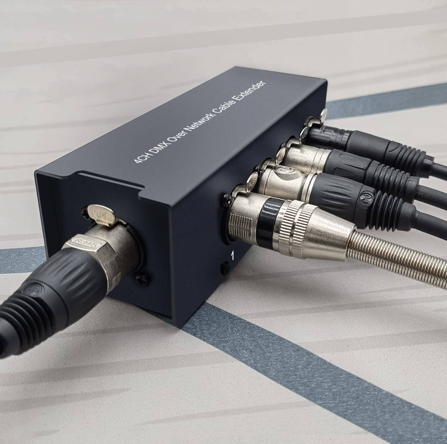 LVY 4 Channel DMX Over Network Cable Extender 3-Pin XLR - Imagen 5