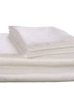 Juego de sábanas de satén de seda pura Bedify 4 piezas,