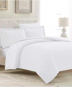 Juego de Funda de Edredón Mellanni - Colección -Blanco