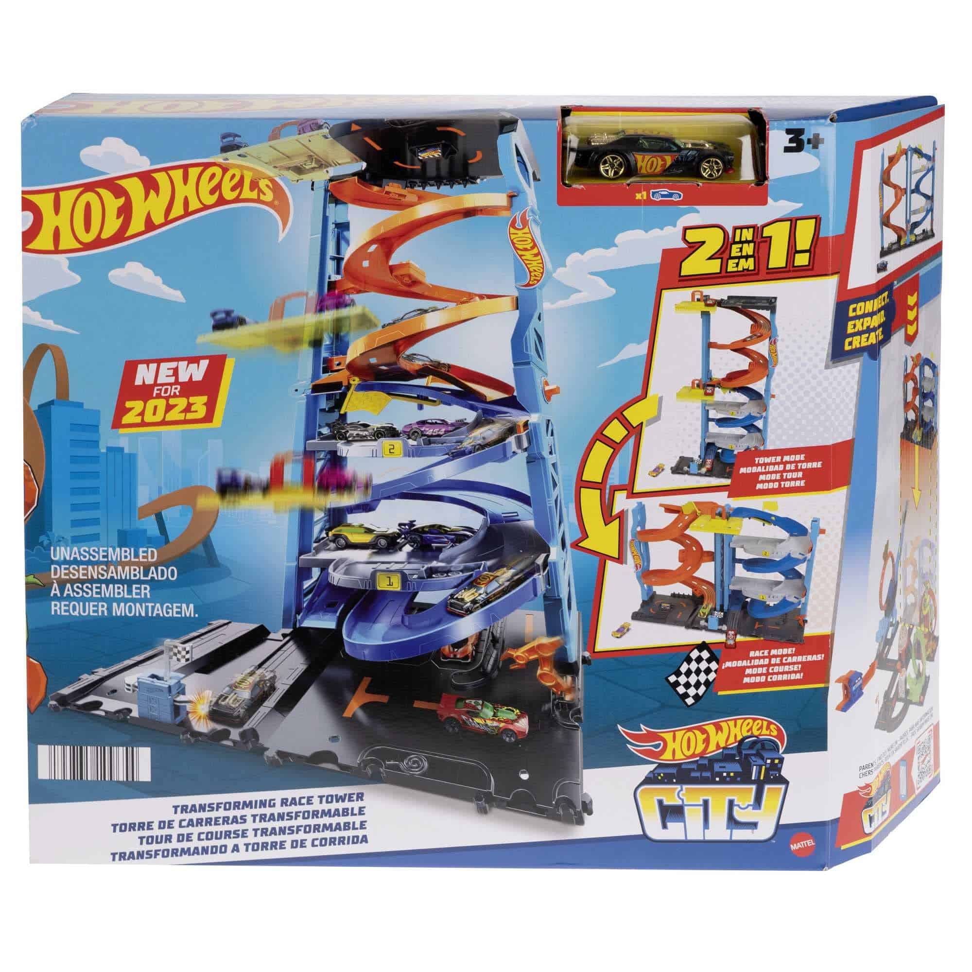 Pista de Coches Hot Wheels City, Torre de Carreras - Imagen 7