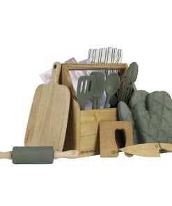 Set de Cocina y Horneado para Niños WeeSprout -Verde