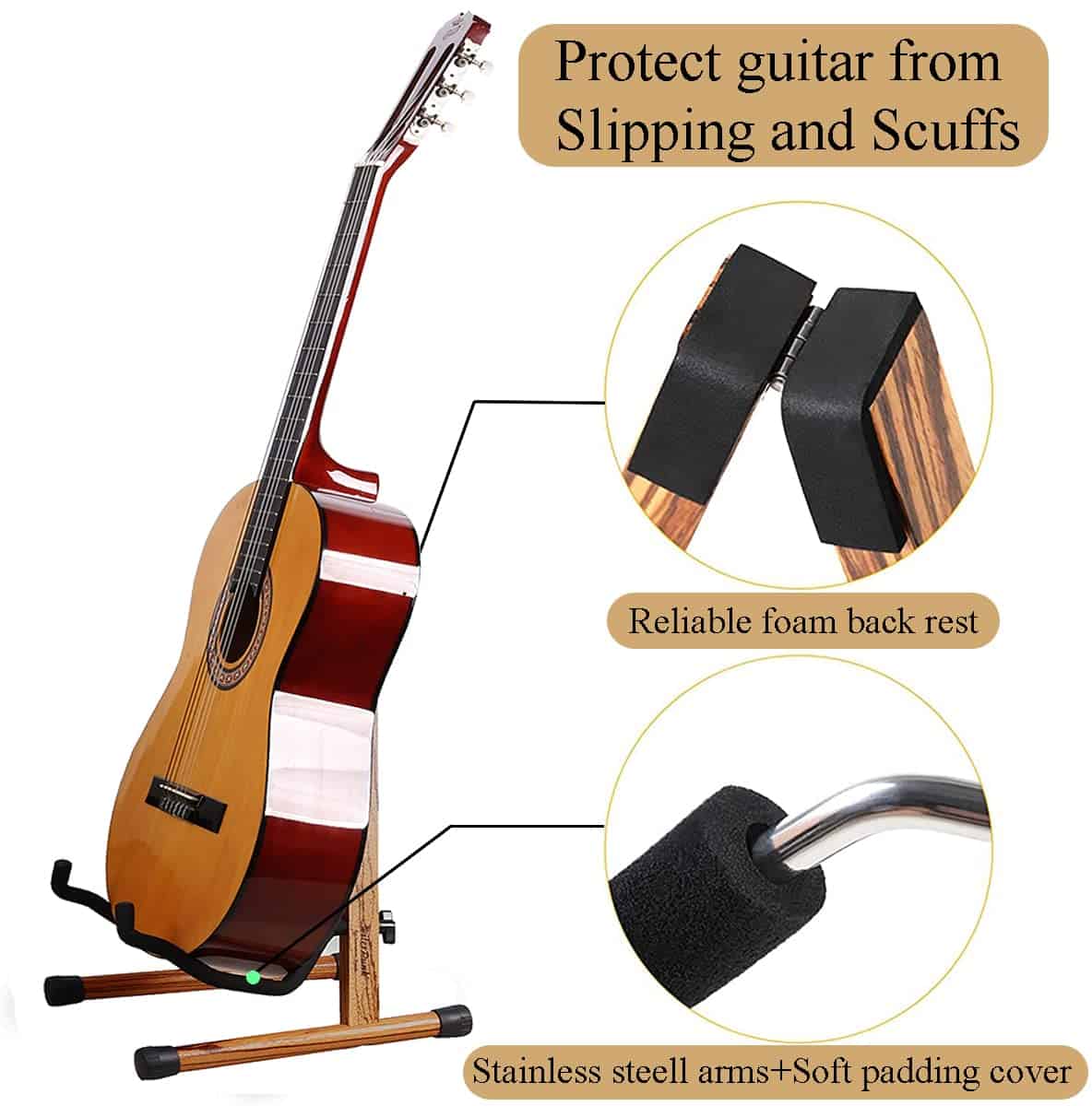 Soporte de guitarra HilerPunk, Soporte de -HilerPunk - Imagen 8