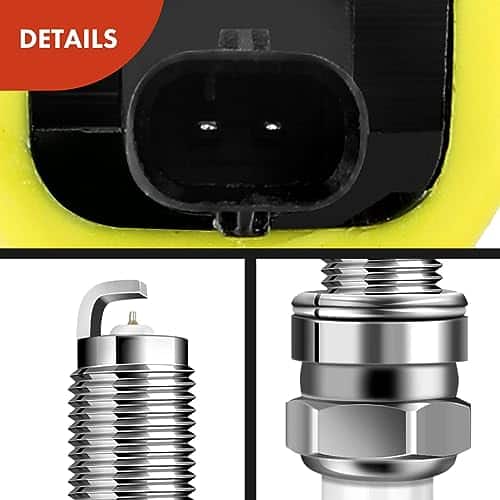 Conjunto de 6 Bobinas de Encendido (Amarillas) y Bujías de - Imagen 9