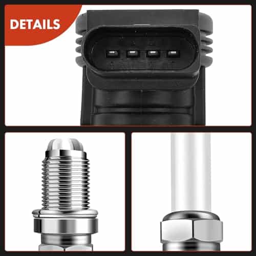 Conjunto A-Premium de 4 bobinas de encendido y bujías de - Imagen 9