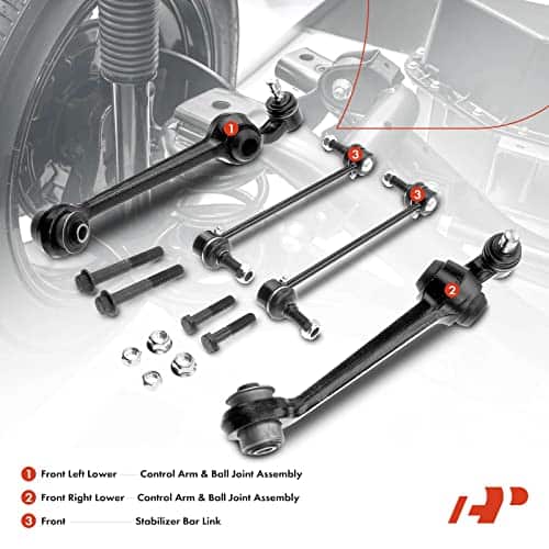 Conjunto de 4 piezas de Suspensión Delantera, Brazo de - Imagen 3
