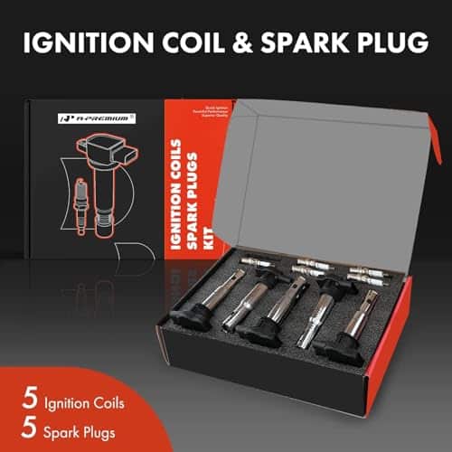 Conjunto premium de 5 bobinas de encendido y bujías de - Imagen 3
