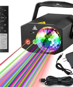 Luces de Fiesta Dj Bola de Discoteca con Proyección de