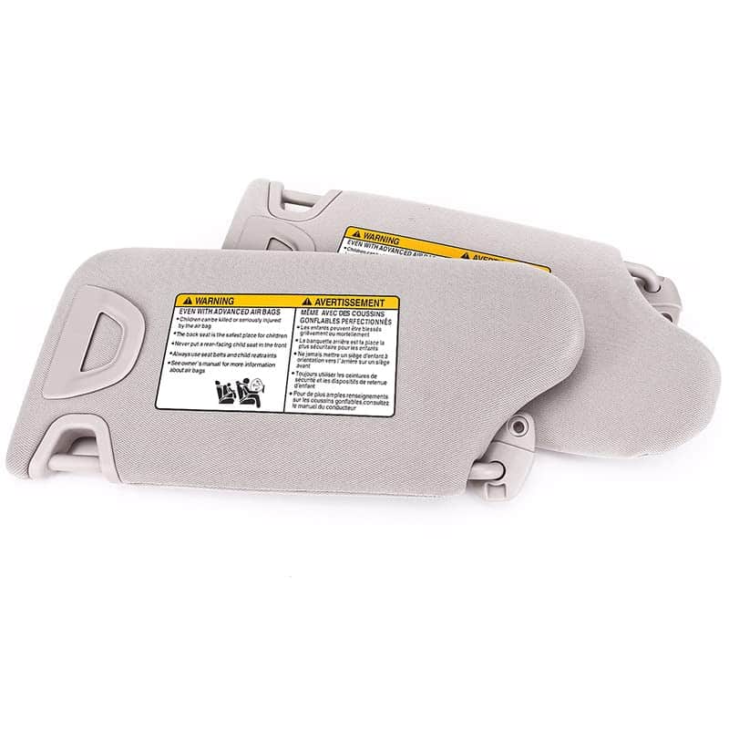 Visera solar izquierda derecha para coche color tan