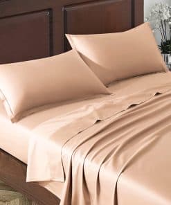 Juego de sábanas Eikei Solid Color Juego de cama de lujo