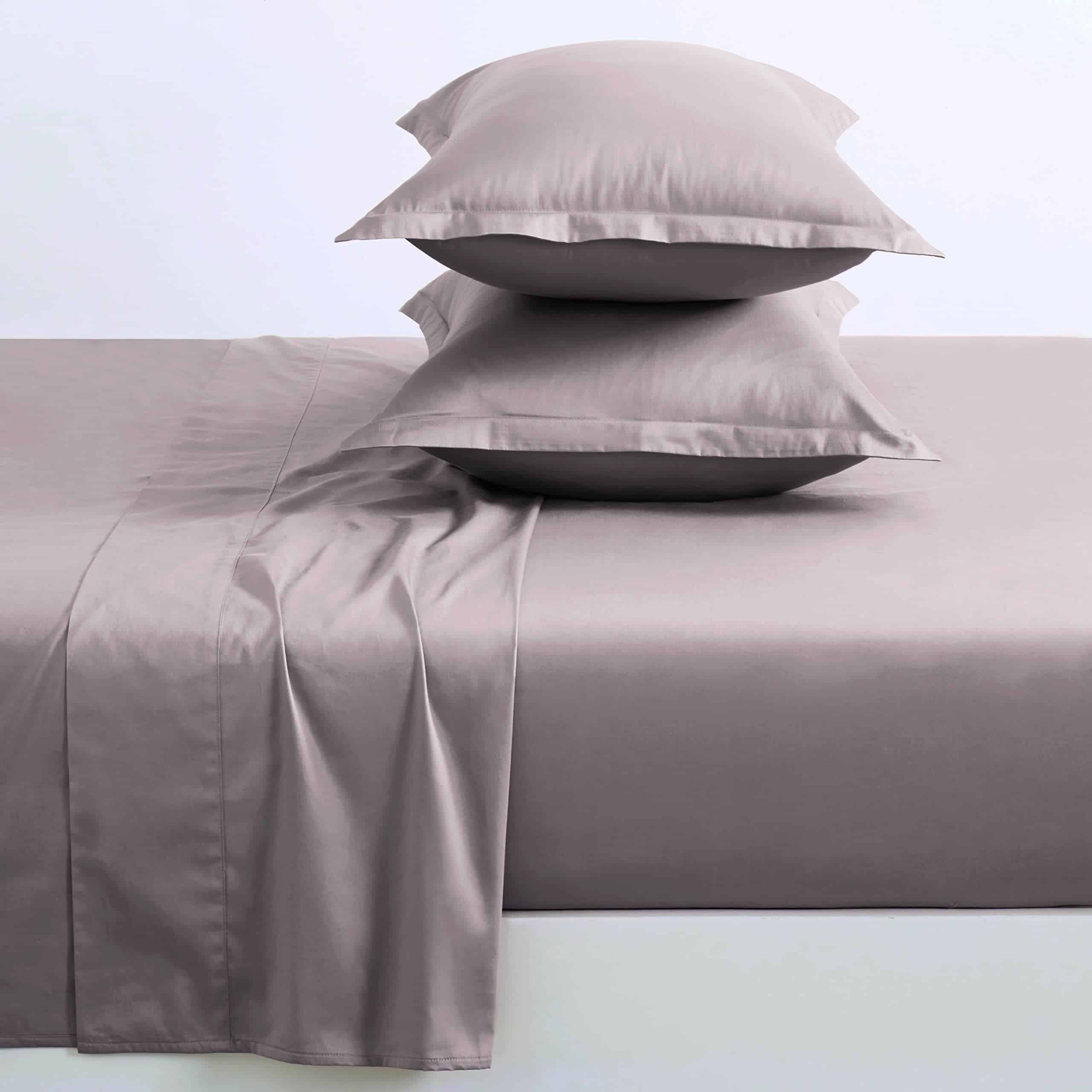 Juego de Sábanas de Color Sólido de Lujo Eikei, Juego de