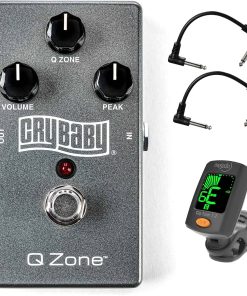 Dunlop QZ1 Q Zone Fixed Wah con 2 Cables de Parche +