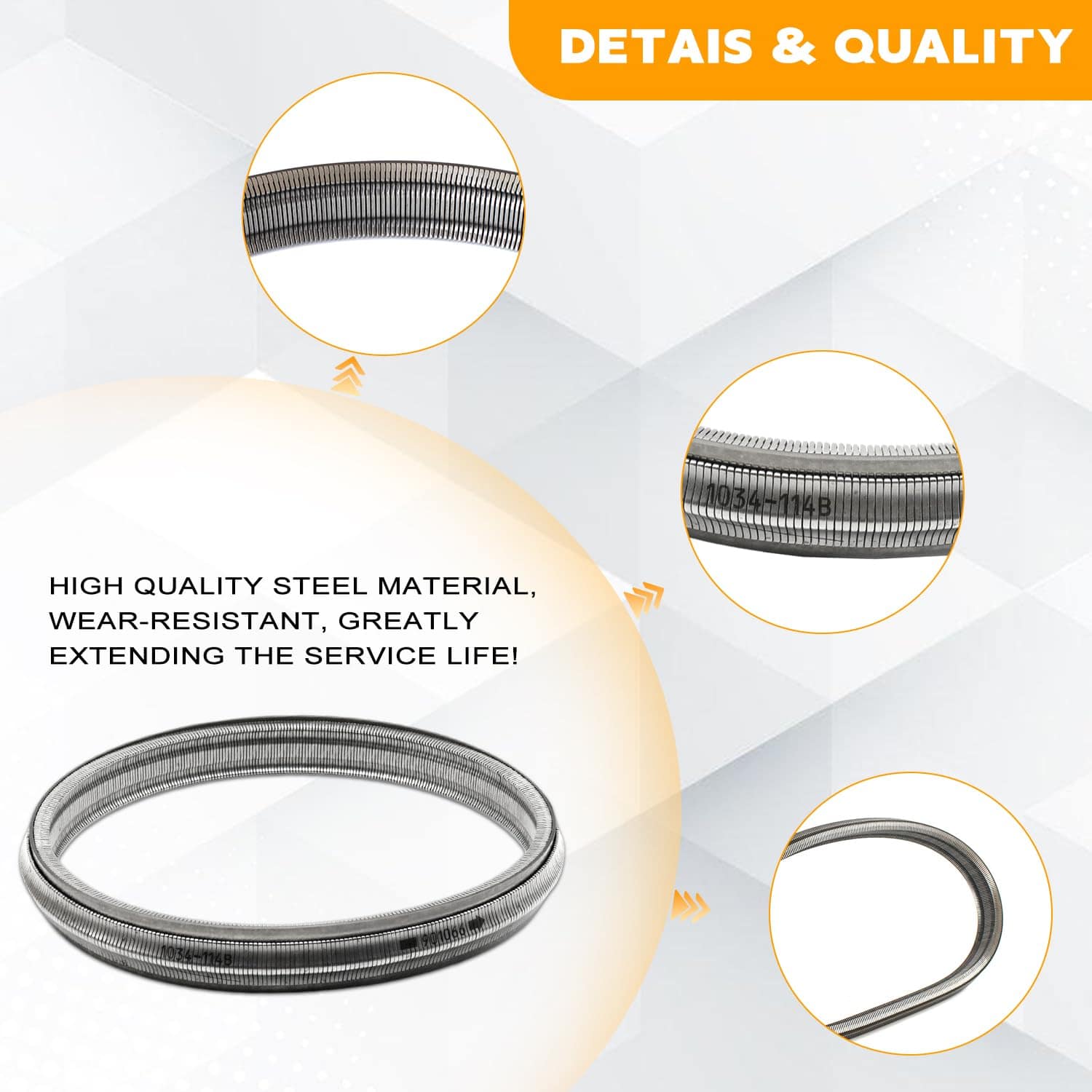 PANGOLIN 901047 901066 Correa de Transmisión CVT Cadena - Imagen 7