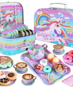 Set de té Jugana para niñas pequeñas, Set de té de princesa