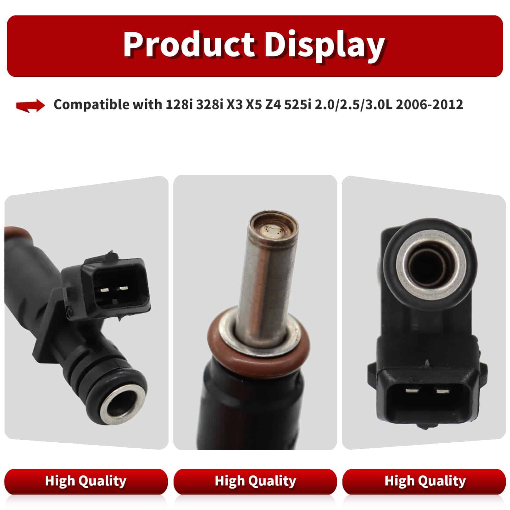 Nakkaa 7531634 6Pcs Inyectores de Combustible Compatible - Imagen 3