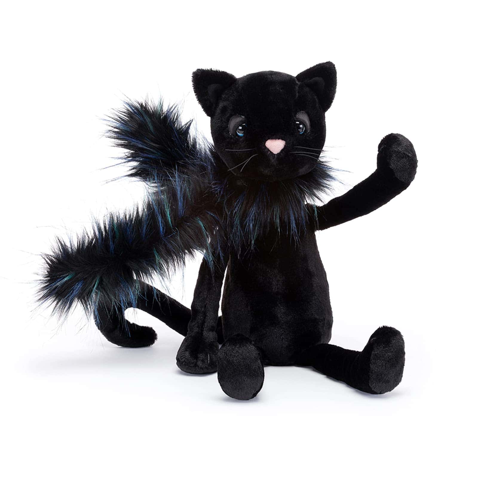 Peluche de Gato Negro Jellycat Glamorama, 17 pulgadas | - Imagen 3