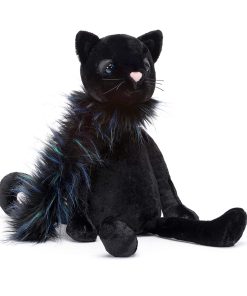 Peluche de Gato Negro Jellycat Glamorama, 17 pulgadas |