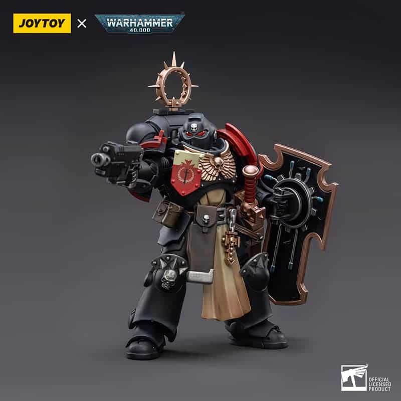 Figura de Acción Primaris Space Marines Black Templars - Imagen 3