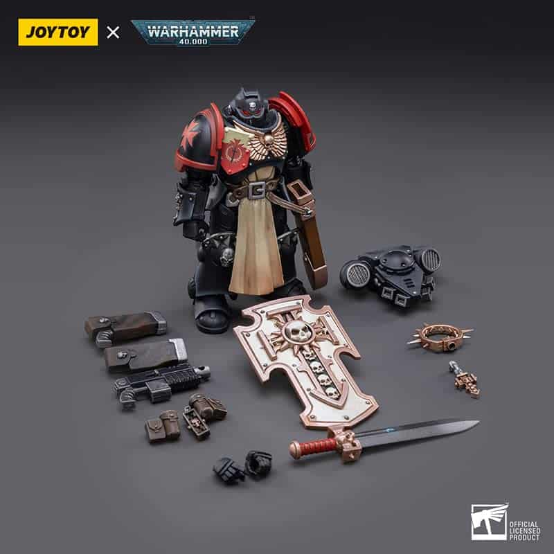 Figura de Acción Primaris Space Marines Black Templars - Imagen 5