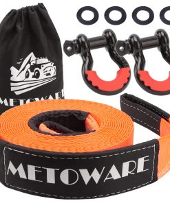 Juego de Correa de Remolque y Recuperación Pesada METOWARE