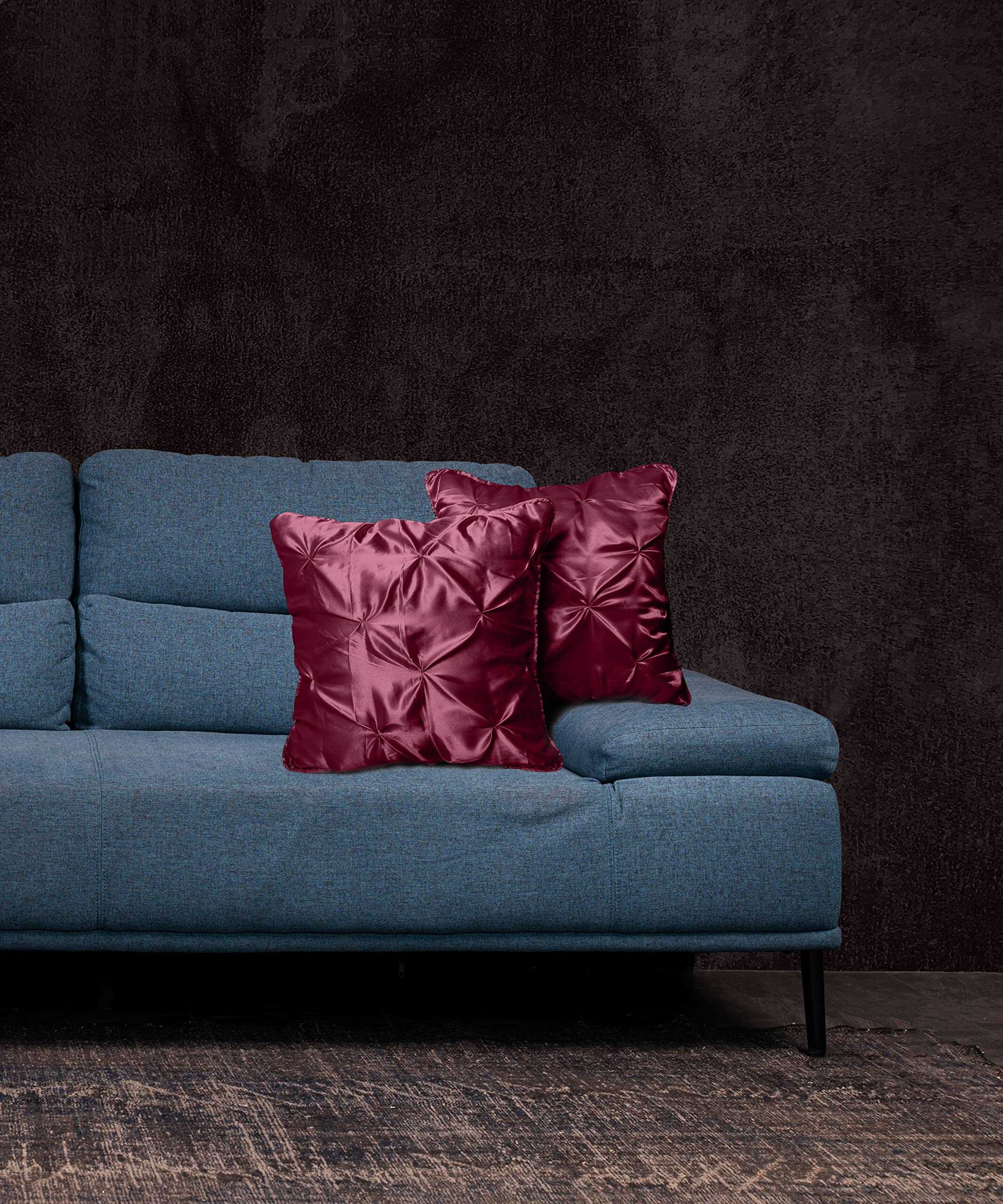 Juego de 2 fundas de almohada de diseño plisado Cloud Fino