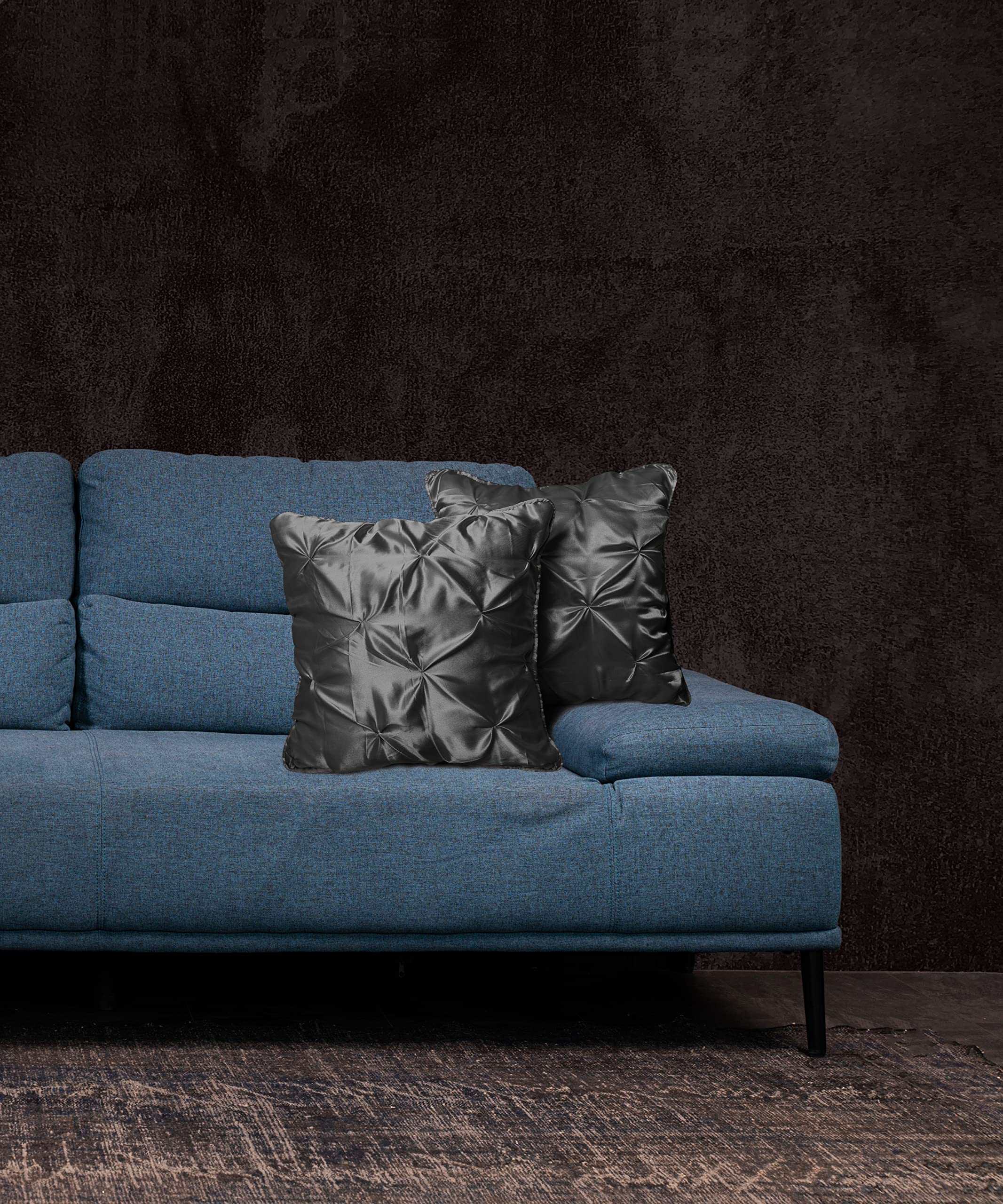 Juego de 2 Fundas para Cojín de Diseño Pintuck de Bedify