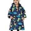 Manta con capucha de dinosaurio KFUBUO para niños y niñas