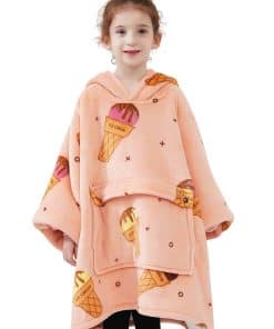 Manta con capucha para niños KFUBUO -Helado
