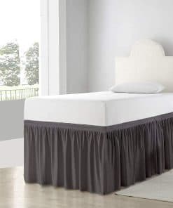 Falda de Cama para Dormitorio de Algodón Metrics Linen Twin