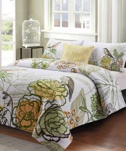 Juego de edredón Style Quarters Queen - 3 -Amarillo