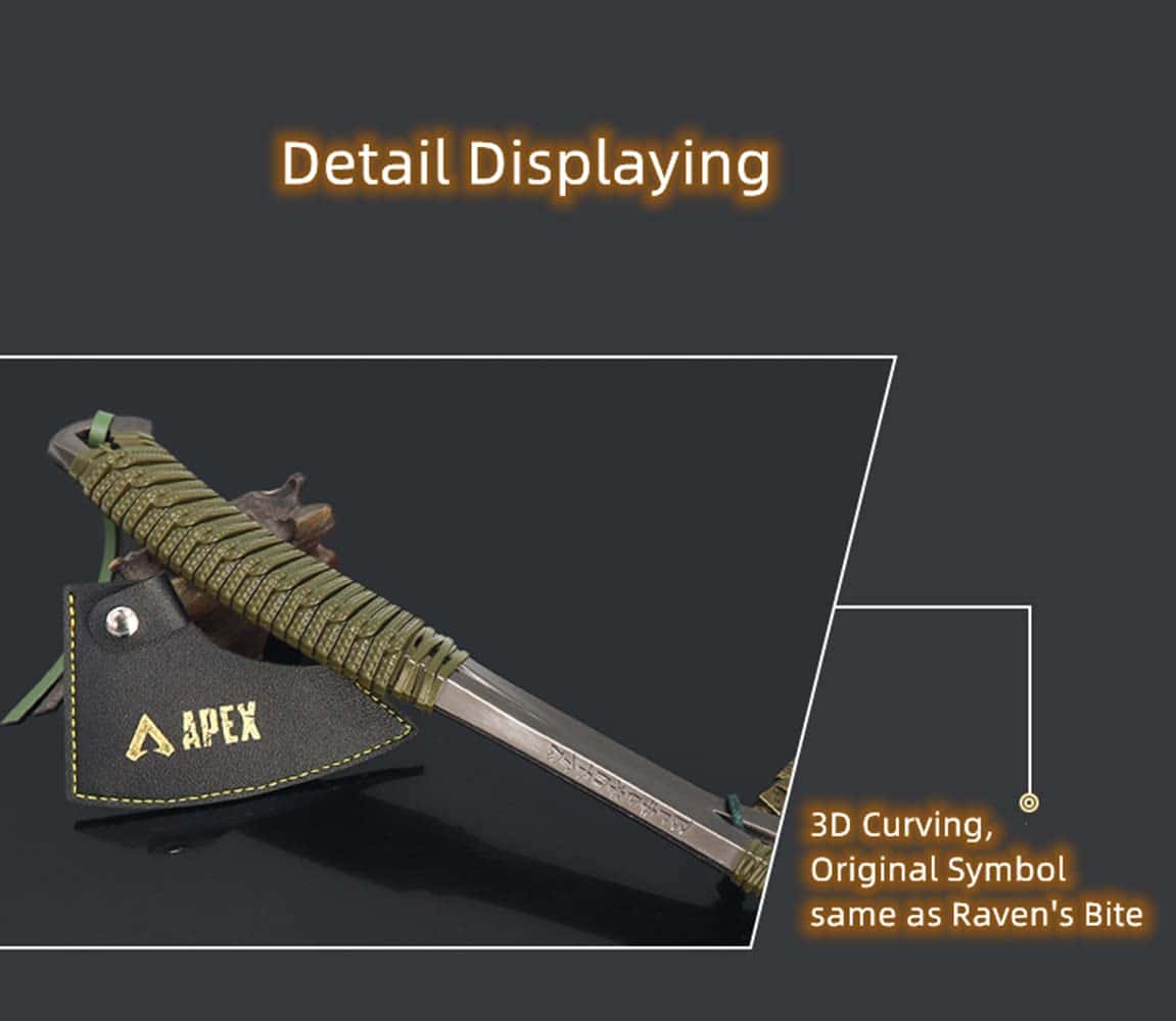Réplica de Hacha Metálica Heredada Bloodhound Raven's Bite - Imagen 5