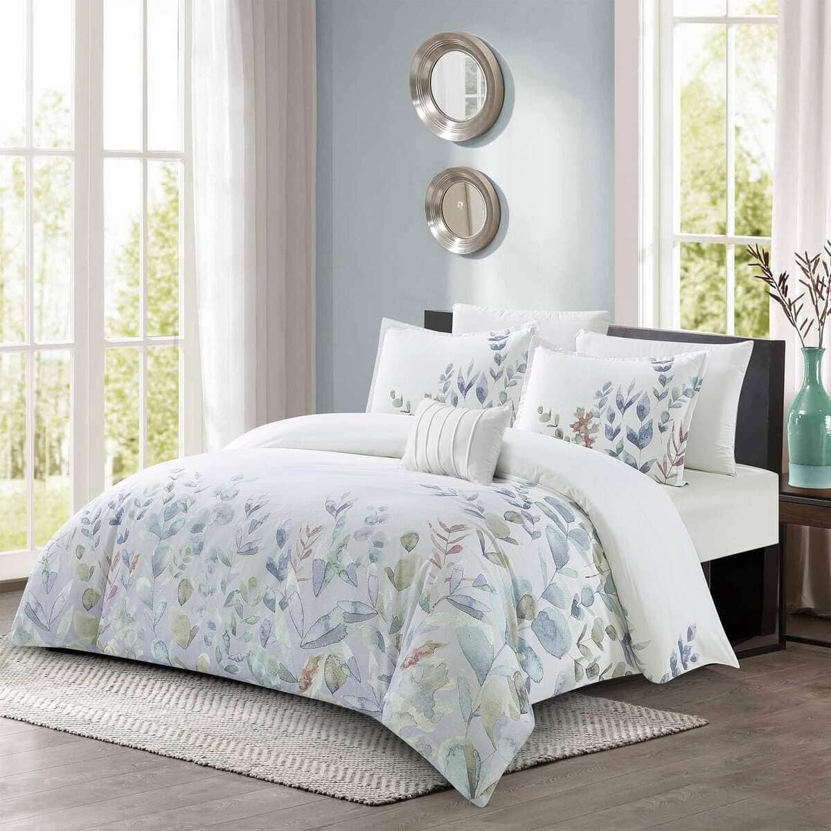 Juego de Edredón Tamaño King - Set de Edredón de 3 Piezas