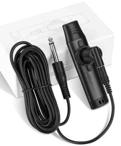 Kazoo Eléctrico de Metal con Pastilla (Negro Eléctrico)