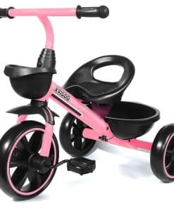 Triciclo KRIDDO para Niños de 2 a 5 años - Triciclo Rosa