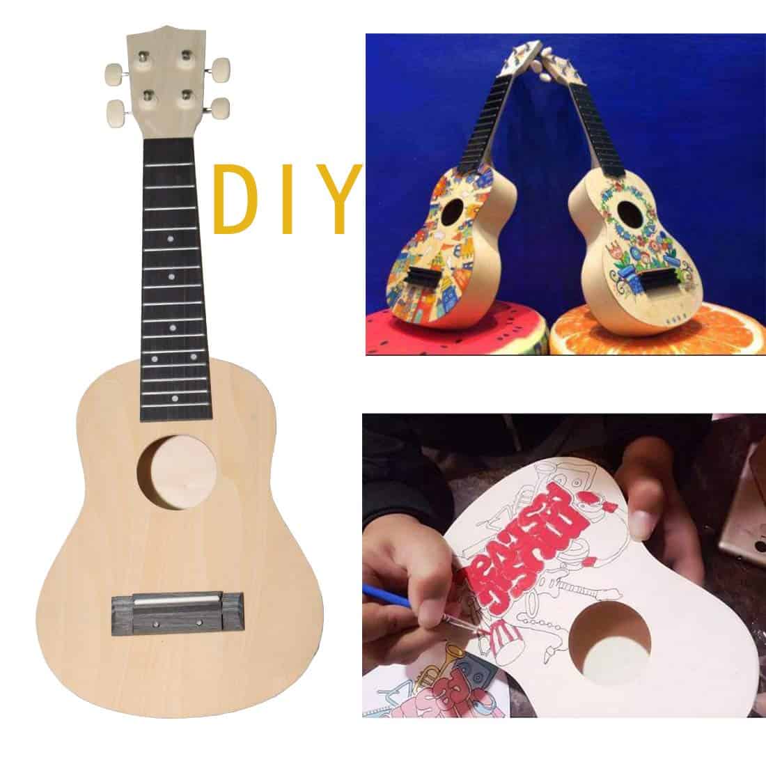 Kit de Ukulele DIY, Construye tu Propio Ukulele Concierto - Imagen 4